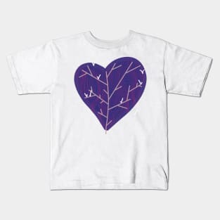 Dove Heart Tree Kids T-Shirt